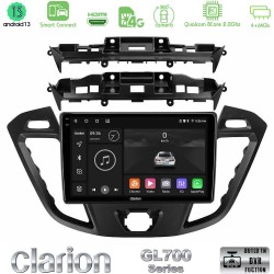 Clarion GL700 Series 8Core Android ClarionOS 4+64GB Ford Transit Custom/Tourneo Custom Navigation Multimedia Tablet 9" Με Carplay & Android Auto