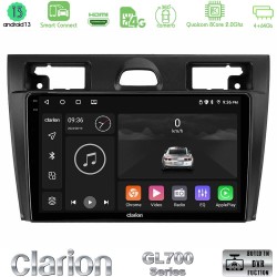 Clarion GL700 Series 8Core Android ClarionOS 4+64GB Ford Fiesta/Fusion Navigation Multimedia Tablet 9" Με Carplay & Android Auto Clarion GL700 Series 8Core Android ClarionOS 4+64GB Ford Fiesta/Fusion Navigation Multimedia Tablet 9" Με Carplay & Android Auto