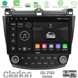 Clarion GL700 Series 8Core Android ClarionOS 4+64GB Honda Accord 2002-2008 Navigation Multimedia Tablet 10" Με Carplay & Android Auto