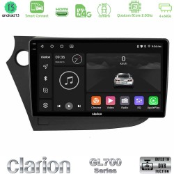 Clarion GL700 Series 8Core Android ClarionOS 4+64GB Honda Insight 2009-2015 Navigation Multimedia Tablet 9" Με Carplay & Android Auto