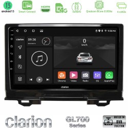 Clarion GL700 Series 8Core Android ClarionOS 4+64GB Honda HR-V 2021-> Navigation Multimedia Tablet 9" Με Carplay & Android Auto