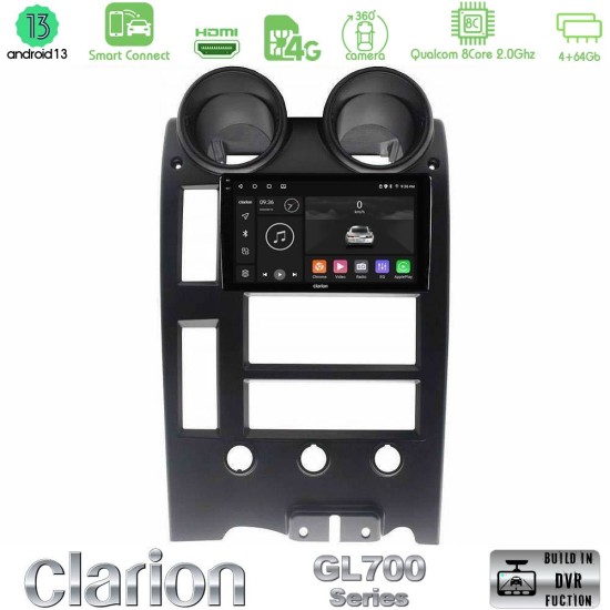 Clarion GL700 Series Hummer H2 2002-2007 8Core Android ClarionOS 4+64GB Navigation Multimedia Tablet 9" Με Carplay & Android Auto Clarion GL700 Series Hummer H2 2002-2007 8Core Android ClarionOS 4+64GB Navigation Multimedia Tablet 9" Με Carplay & Android Auto