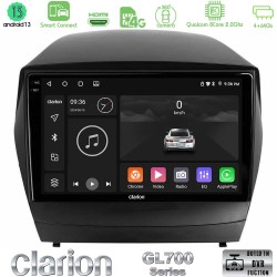Clarion GL700 Series 8Core Android ClarionOS 4+64GB Hyundai IX35 Auto A/C Navigation Multimedia Tablet 9" Με Carplay & Android Auto