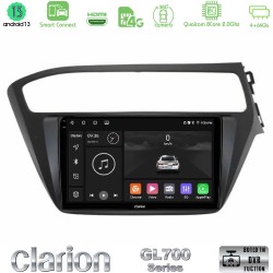 Clarion GL700 Series 8Core Android ClarionOS 4+64GB Hyundai i20 2018-2020 RHD Navigation Multimedia Tablet 9" Με Carplay & Android Auto