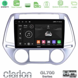Clarion GL700 Series 8Core Android ClarionOS 4+64GB Hyundai i20 2012-2014 Navigation Multimedia Tablet 9" Με Carplay & Android Auto