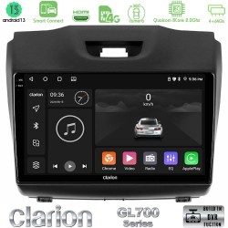 Clarion GL700 Series 8Core Android ClarionOS 4+64GB Isuzu D-MAX 2012-2019 Navigation Multimedia Tablet 9" Με Carplay & Android Auto