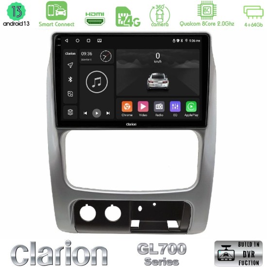 Clarion GL700 Series 8Core Android ClarionOS 4+64GB Jeep Cherokee (KJ) 2002-2007 Navigation Multimedia Tablet 9" Με Carplay & Android Auto Clarion GL700 Series 8Core Android ClarionOS 4+64GB Jeep Cherokee (KJ) 2002-2007 Navigation Multimedia Tablet 9" Με Carplay & Android Auto