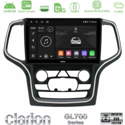 Clarion GL700 Series 8Core Android ClarionOS 4+64GB Jeep Grand Cherokee 2014-2020 Navigation Multimedia Tablet 10" Με Carplay & Android Auto
