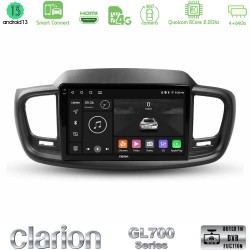 Clarion GL700 Series 8Core Android ClarionOS 4+64GB Kia Sorento 2018-2021 Navigation Multimedia Tablet 9" Με Carplay & Android Auto