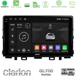 Clarion GL700 Series 8Core Android ClarionOS 4+64GB Kia Stonic Navigation Multimedia Tablet 9" Με Carplay & Android Auto