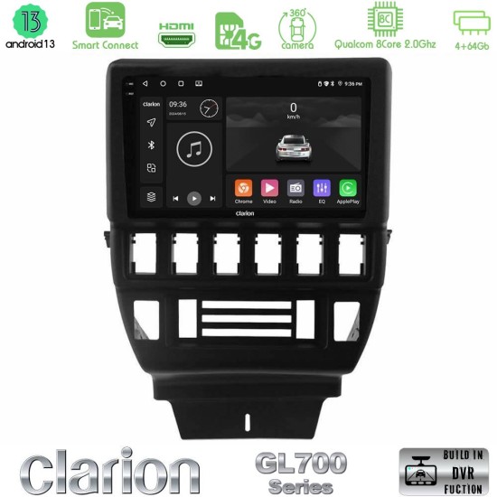 Clarion GL700 Series 8Core Android ClarionOS 4+64GB Lada Niva Navigation Multimedia Tablet 9" Με Carplay & Android Auto