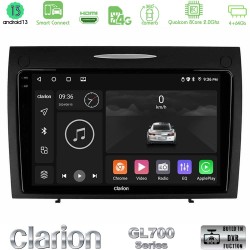 Clarion GL700 Series 8Core Android ClarionOS 4+64GB Mercedes SLK Class Navigation Multimedia Tablet 9" Με Carplay & Android Auto