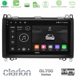 Clarion GL700 Series 8Core Android ClarionOS 4+64GB Mercedes A/B/Vito/Sprinter Class Navigation Multimedia Tablet 9" Με Carplay & Android Auto