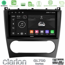 Clarion GL700 Series 8Core Android ClarionOS 4+64GB Mercedes W203 Facelift Navigation Multimedia Tablet 9" Με Carplay & Android Auto