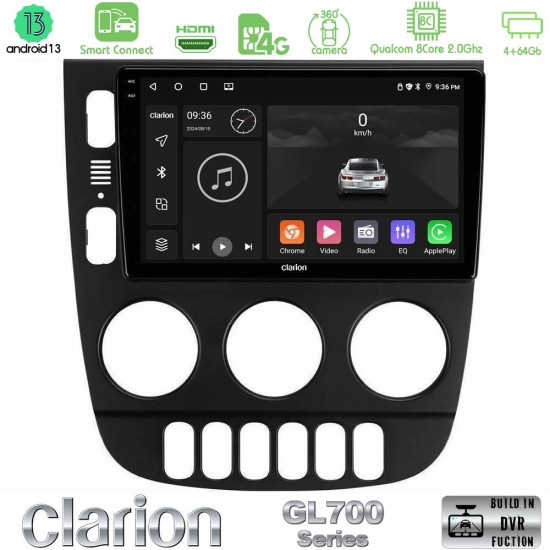 Clarion GL700 Series 8Core Android ClarionOS 4+64GB Mercedes ML Class 1998-2005 Navigation Multimedia Tablet 9" Με Carplay & Android Auto