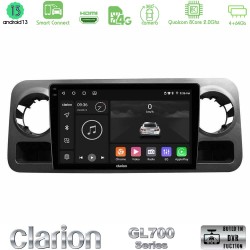 Clarion GL700 Series 8Core Android ClarionOS 4+64GB Mercedes Sprinter W907 Navigation Multimedia Tablet 10" Με Carplay & Android Auto