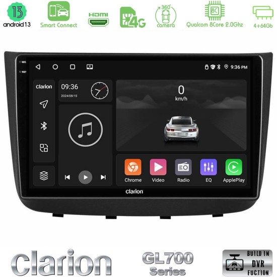 Clarion GL700 Series Mercedes Vito/Viano 2003-2006 8Core Android ClarionOS 4+64GB Navigation Multimedia Tablet 10" Με Carplay & Android Auto