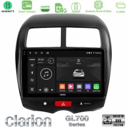 Clarion GL700 Series 8Core Android ClarionOS 4+64GB Mitsubishi ASX Navigation Multimedia Tablet 10" Με Carplay & Android Auto