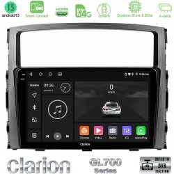 Clarion GL700 Series 8Core Android ClarionOS 4+64GB Mitsubishi Pajero 2008-2009 Navigation Multimedia Tablet 9" Με Carplay & Android Auto