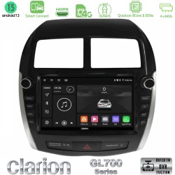 Clarion GL700 Series 8Core Android ClarionOS 4+64GB Mitsubishi ASX 2013-2018 Navigation Multimedia Tablet 9" Με Carplay & Android Auto (Oem Look)