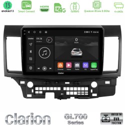 Clarion GL700 Series 8Core Android ClarionOS 4+64GB Mitsubishi Lancer 2008 – 2015 Navigation Multimedia Tablet 10" Με Carplay & Android Auto