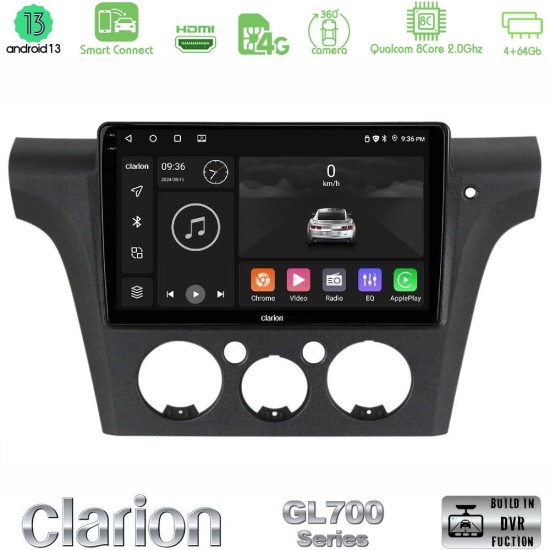 Clarion GL700 Series 8Core Android ClarionOS 4+64GB Mitsubishi Outlander 2002 – 2007 Navigation Multimedia Tablet 10" Με Carplay & Android Auto