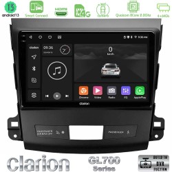 Clarion GL700 Series 8Core Android ClarionOS 4+64GB Mitsubishi Outlander/Citroen C-Crosser/Peugeot 4007 Navigation Multimedia Tablet 9" Με Carplay & Android Auto