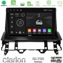 Clarion GL700 Series 8Core Android ClarionOS 4+64GB Mazda6 2002-2006 Navigation Multimedia Tablet 9" Με Carplay & Android Auto