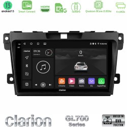 Clarion GL700 Series 8Core Android ClarionOS 4+64GB Mazda CX-7 2007-2011 Navigation Multimedia Tablet 9" Με Carplay & Android Auto