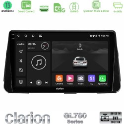 Clarion GL700 Series 8Core Android ClarionOS 4+64GB Nissan Micra K14 Navigation Multimedia Tablet 9" Με Carplay & Android Auto