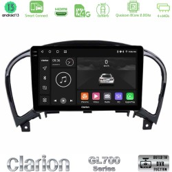 Clarion GL700 Series 8Core Android ClarionOS 4+64GB Nissan Juke Navigation Multimedia Tablet 9" Με Carplay & Android Auto