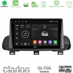 Clarion GL700 Series 8Core Android ClarionOS 4+64GB Nissan Qashqai J12 & X-Trail T33 Navigation Multimedia Tablet 10" Με Carplay & Android Auto