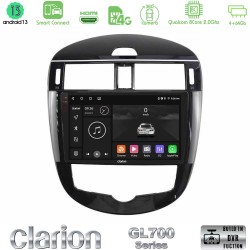 Clarion GL700 Series 8Core Android ClarionOS 4+64GB Nissan Pulsar 2015-2018 Navigation Multimedia Tablet 9" Με Carplay & Android Auto