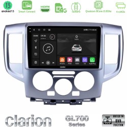 Clarion GL700 Series 8Core Android ClarionOS 4+64GB Nissan NV200 Navigation Multimedia Tablet 9" Με Carplay & Android Auto