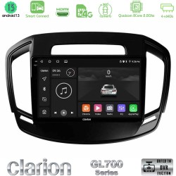 Clarion GL700 Series 8Core Android ClarionOS 4+64GB Opel Insignia 2014-2017 Navigation Multimedia Tablet 9" Με Carplay & Android Auto