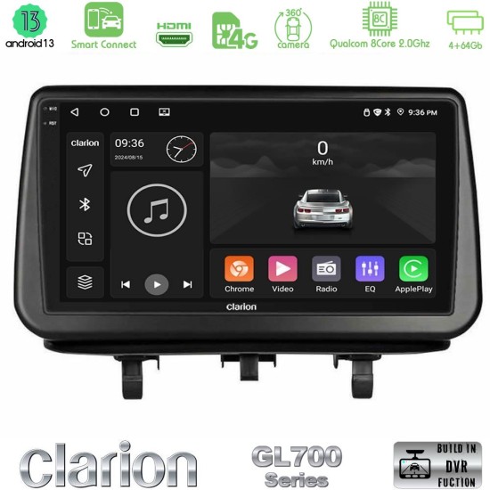 Clarion GL700 Series Opel Meriva B 2010-2017 8Core Android ClarionOS 4+64GB Navigation Multimedia Tablet 9" Με Carplay & Android Auto Clarion GL700 Series Opel Meriva B 2010-2017 8Core Android ClarionOS 4+64GB Navigation Multimedia Tablet 9" Με Carplay & Android Auto