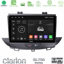 Clarion GL700 Series 8Core Android ClarionOS 4+64GB Opel Grandland/Crossland X Navigation Multimedia Tablet 9" Με Carplay & Android Auto