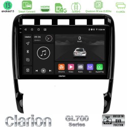 Clarion GL700 Series 8Core Android ClarionOS 4+64GB Porsche Cayenne 2003-2010 Navigation Multimedia Tablet 9" Με Carplay & Android Auto