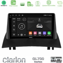 Clarion GL700 Series 8Core Android ClarionOS 4+64GB Renault Megane 2 2002-2008 Navigation Multimedia Tablet 9" Με Carplay & Android Auto