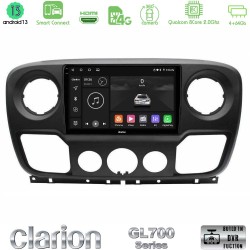 Clarion GL700 Series 8Core Android ClarionOS 4+64GB Renault/Nissan/Opel Navigation Multimedia Tablet 10" Με Carplay & Android Auto
