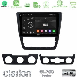 Clarion GL700 Series 8Core Android ClarionOS 4+64GB Skoda Yeti 2009-> Navigation Multimedia Tablet 10" Με Carplay & Android Auto