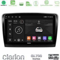 Clarion GL700 Series 8Core Android ClarionOS 4+64GB Skoda Superb 2008-2015 Navigation Multimedia Tablet 10" Με Carplay & Android Auto
