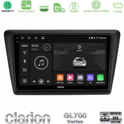 Clarion GL700 Series 8Core Android ClarionOS 4+64GB Skoda Rapid 2013-2017 Navigation Multimedia Tablet 9" Με Carplay & Android Auto