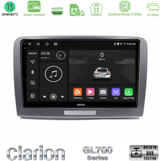 Clarion GL700 Series 8Core Android ClarionOS 4+64GB Skoda Superb 2008-2015 Navigation Multimedia Tablet 9" Με Carplay & Android Auto