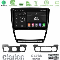 Clarion GL700 Series 8Core Android ClarionOS 4+64GB Skoda Octavia 5 Navigation Multimedia Tablet 10" Με Carplay & Android Auto