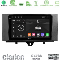Clarion GL700 Series 8Core Android ClarionOS 4+64GB Smart 451 Facelift Navigation Multimedia Tablet 9" Με Carplay & Android Auto