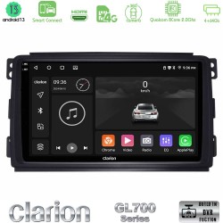 Clarion GL700 Series 8Core Android ClarionOS 4+64GB Smart 451 Navigation Multimedia Tablet 9" Με Carplay & Android Auto