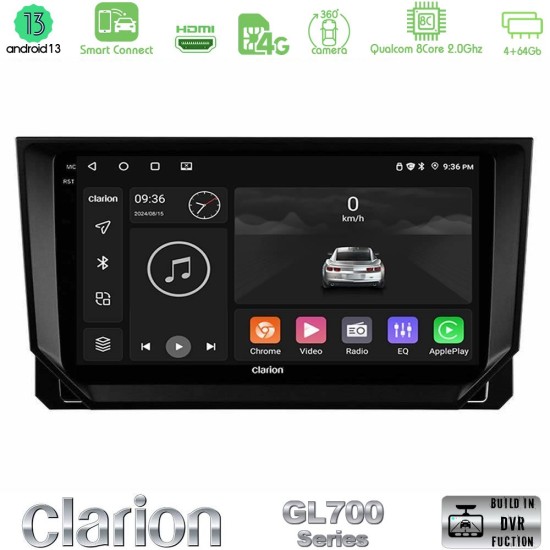 Clarion GL700 Series 8Core Android ClarionOS 4+64GB Seat Arona/Ibiza Navigation Multimedia Tablet 9" Με Carplay & Android Auto