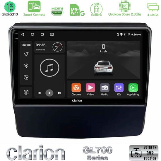 Clarion GL700 Series 8Core Android ClarionOS 4+64GB Subaru Forester/Impreza 2018-2021 Navigation Multimedia Tablet 9" Με Carplay & Android Auto