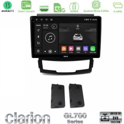 Clarion GL700 Series 8Core Android ClarionOS 4+64GB Ssangyong Korando 2010-2014 Navigation Multimedia Tablet 9" Με Carplay & Android Auto